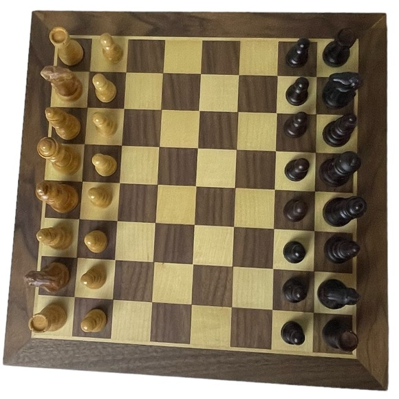 Excalibur Artisan Games Premium Grade Deluxe Wooden Wood Chess Set 3.25” King - Picture 9 of 16